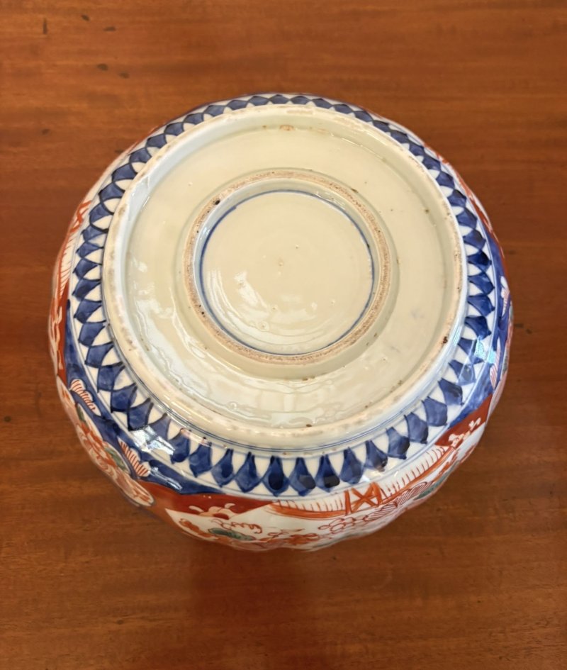 Large Antique Edwardian Quality Japanese Imari Bowl - Image 3